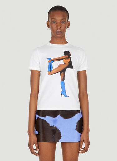 Mowalola DE1TT20 T-Shirt White mow0246003