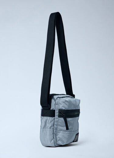 Stone Island Logo Motif Crossbody Bag Grey sto0164091