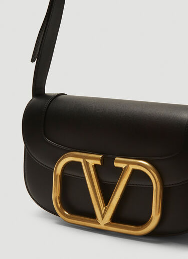 Valentino Supervee Shoulder Bag Black val0239018