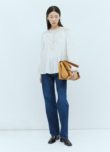 Chloé ペネロープ ミディアムショルダーバッグ ブラウン chl0255043