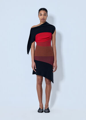 Kiko Kostadinov Lemoyne Knitted Dress Red kko0264007