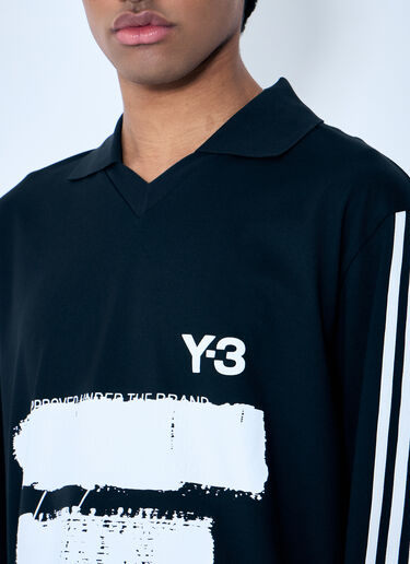Y-3 U GFX Polo 衫  黑色 yyy0160010