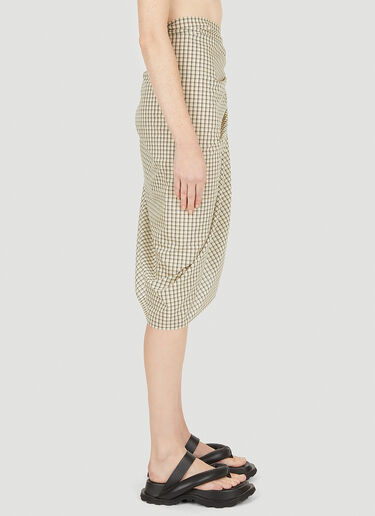 Ziah Bijou Check Sarong Beige zia0251010