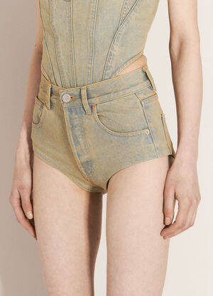Vetements Denim Hot Shorts Black vet0356003