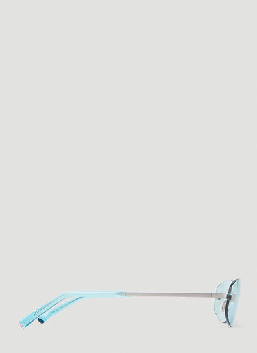Acne Studios Rimless Tinted Glasses Blue acn0253004