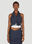 Lourdes Skyline Pinstripe Halter Top Light Blue lou0249005