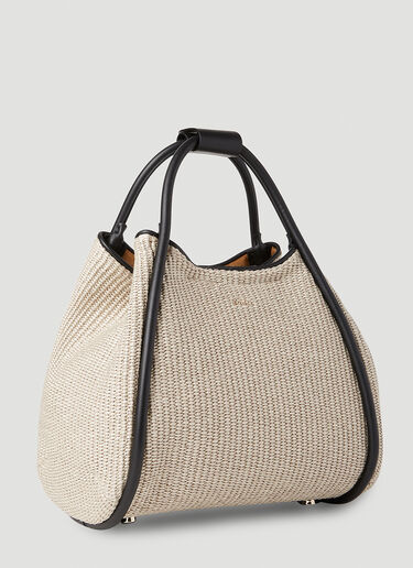 Max Mara Marines Straw Tote Bag Beige max0252036