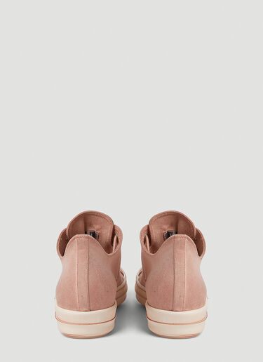 Rick Owens DRKSHDW Faded Low Top Sneakers Pink drk0152016