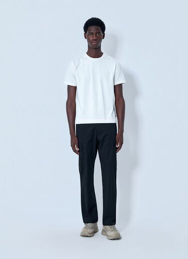 Moncler Set of Three Logo Motif T-Shirts Grey mon0163057