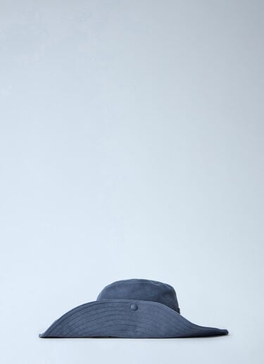 LN-CC® - Miu Miu: Drill Cowboy Hat - Blue Miu Miu Drill Cowboy Hat Blue miu0264111