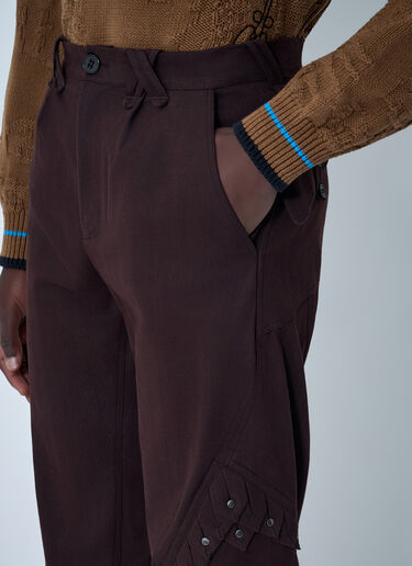 Kiko Kostadinov Estike Pants Brown kko0162001