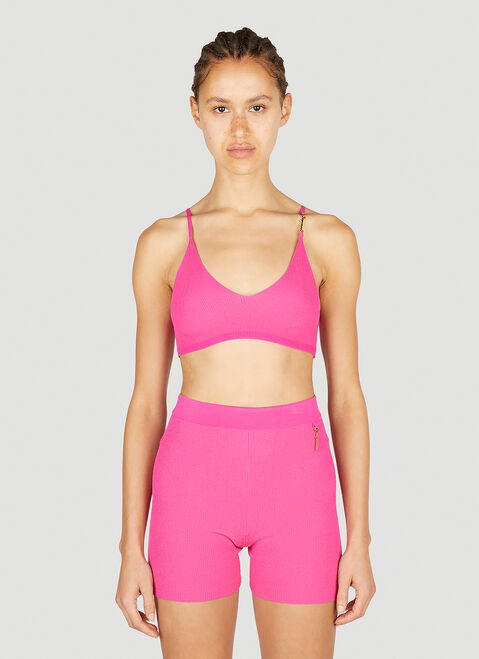 Jacquemus Le Bandeau Pralu Bra Black jac0248050
