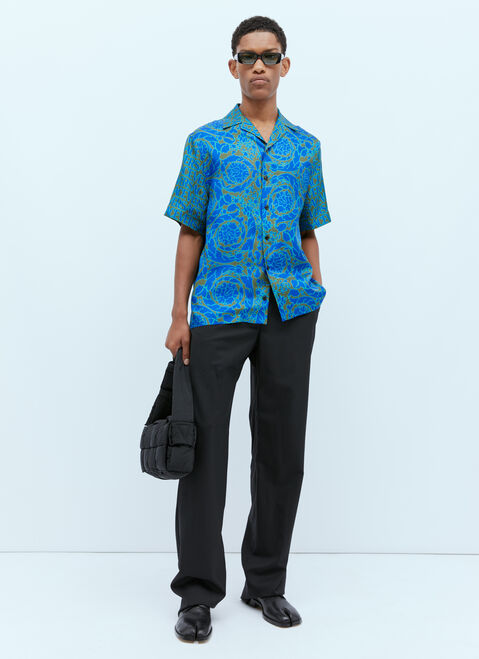 Versace Medusa Wool Canvas Pants Black ver0153009