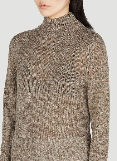 TOTEME Knit Sweater Brown tot0253022