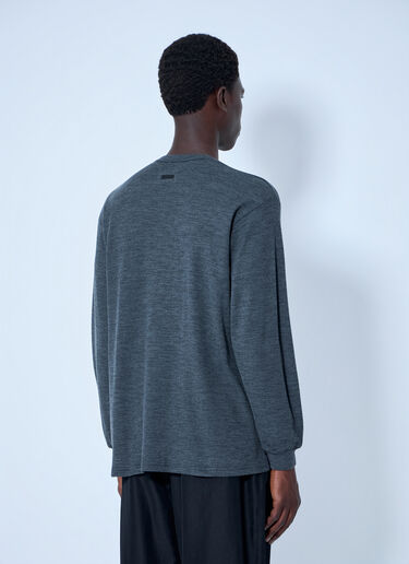 LN-CC® - ssstein: Oversized Long Sleeve T-Shirt - Grey ssstein Oversized Long Sleeve T-Shirt Grey sss0164011