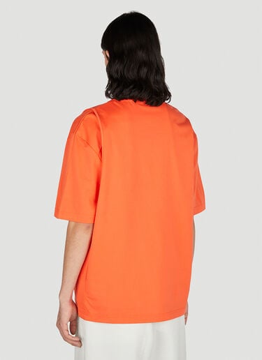 Y-3 Logo Patch T-Shirt Orange yyy0152016