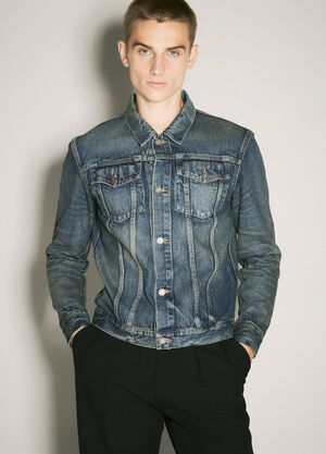 Saint Laurent Denim Jacket Black sla0158010