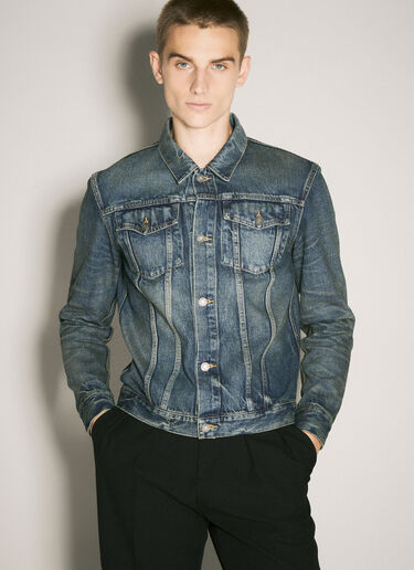 Saint Laurent Denim Jacket Blue sla0158002