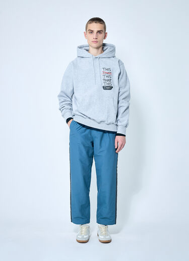 thisisneverthat® スポーツトラックパンツ ブルー tsn0158003