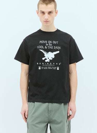 Open Mind T-Shirt Brain Dead Open Mind T-Shirt Black bra0154001