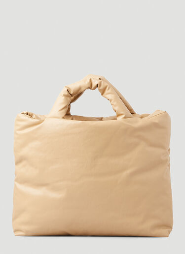 KASSL Editions Pillow Oil Small Handbag Beige kas0249009