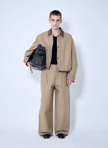 Acne Studios Cotton Twill Pants Beige acn0159010
