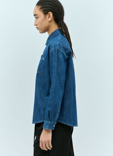 A.P.C. Chemise 男友风衬衫  蓝色 apc0255009