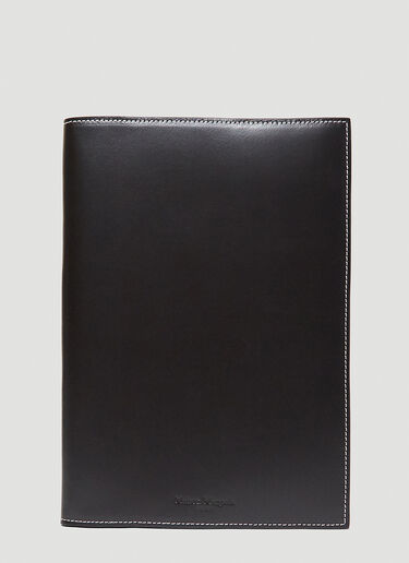 Maison Margiela Bi-Fold Passport Holder Black mla0143060
