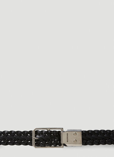 Balenciaga Woven Belt Black bal0149069