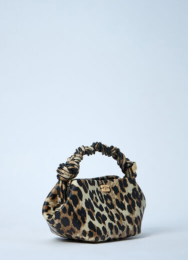 GANNI Mini Bou Handbag Brown gan0261045