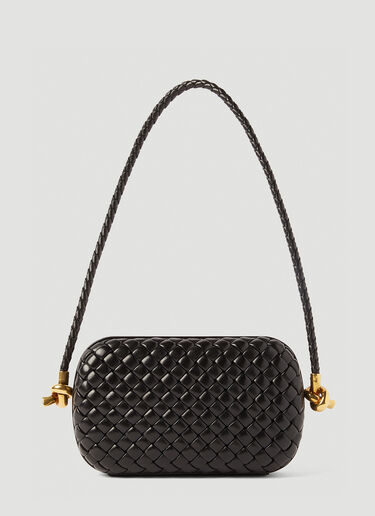 Bottega Veneta Knot Minaudiere Shoulder Bag Black bov0251022