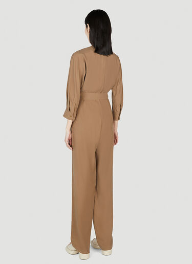 Max Mara Gattoni Jumpsuit Brown max0252017