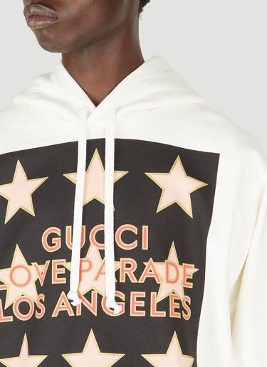Gucci ラブパレード フード付きスウェットシャツ　 ホワイト guc0150102