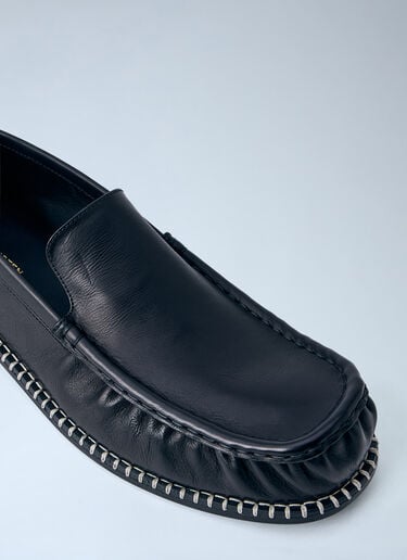 Dries Van Noten Leather Loafers Black dvn0163031