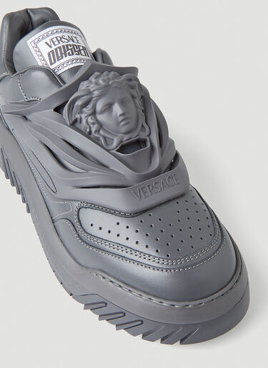 Versace SNEAKERS VITELLO NAPPATO Grey ver0150012
