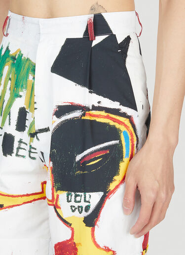 Basquiat Shorts Honey Fucking Dijon Basquiat Shorts White hdj0352018