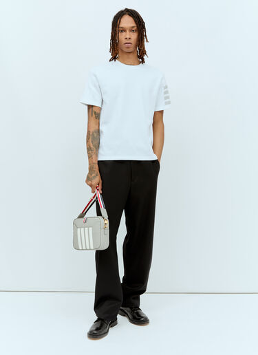 Thom Browne Four-Bar T-Shirt White thb0155003