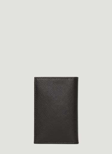 Prada Saffiano Leather Card Holder Black pra0135042