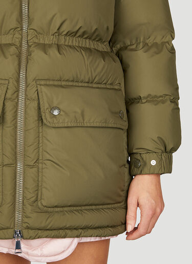 Moncler 타도른 쇼트 다운 파카 그린 mon0254008