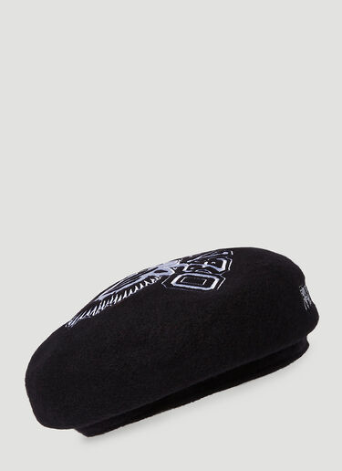 Kenzo Embroidered Beret Black knz0150051