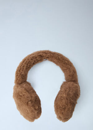 Max Mara Teddy Fleece Earmuffs Camel max0266076