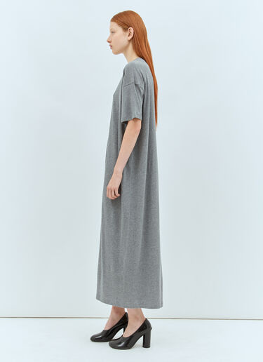 The Row Simo Midi Dress Grey row0257011