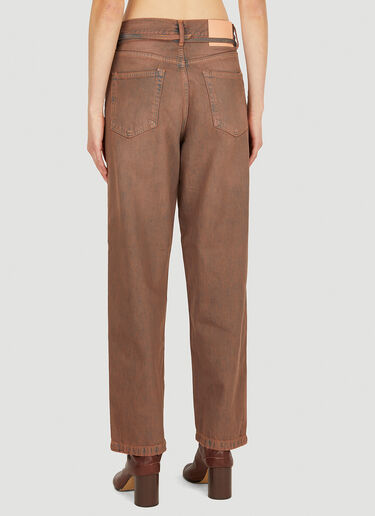 Acne Studios 1991 Toj Jeans Brown acn0250077