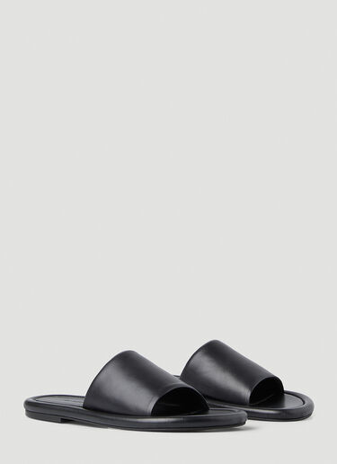 JW Anderson Bumper Flat Sandals Black jwa0149002