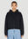 VETEMENTS Logo Embroidery Hooded Sweatshirt Black vet0254017