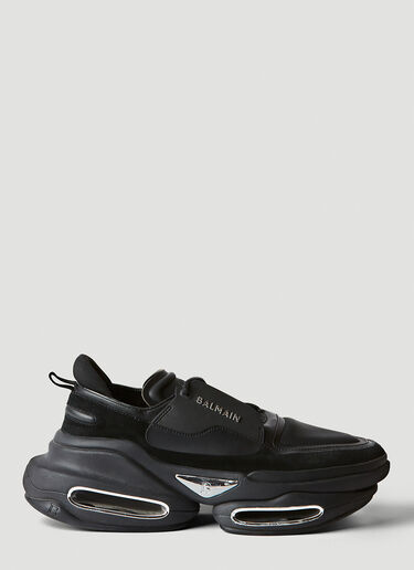 Balmain B-Bold Leather Sneakers Black bln0153020