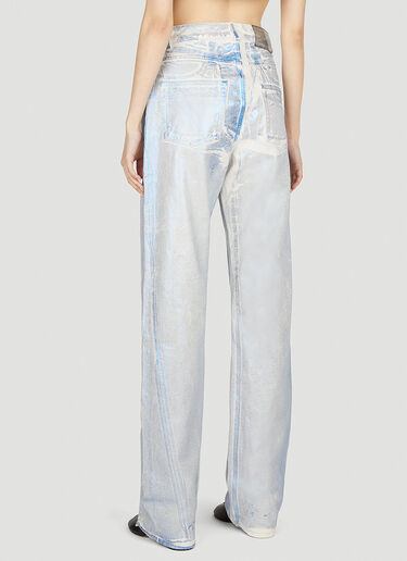 Our Legacy Blue Foil Jeans Light Blue our0252003