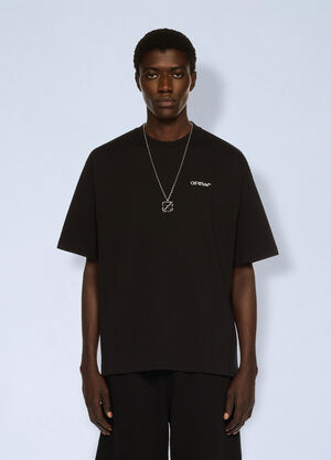 Off-White Half Arrow Skate Logo T-Shirt Black ofw0162055