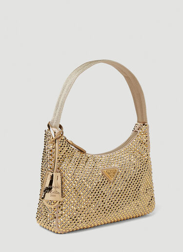 Prada 水晶单肩包 金色 pra0251018