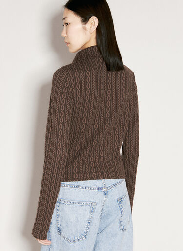 Our Legacy Slim 拉链开衫 棕色 our0256005